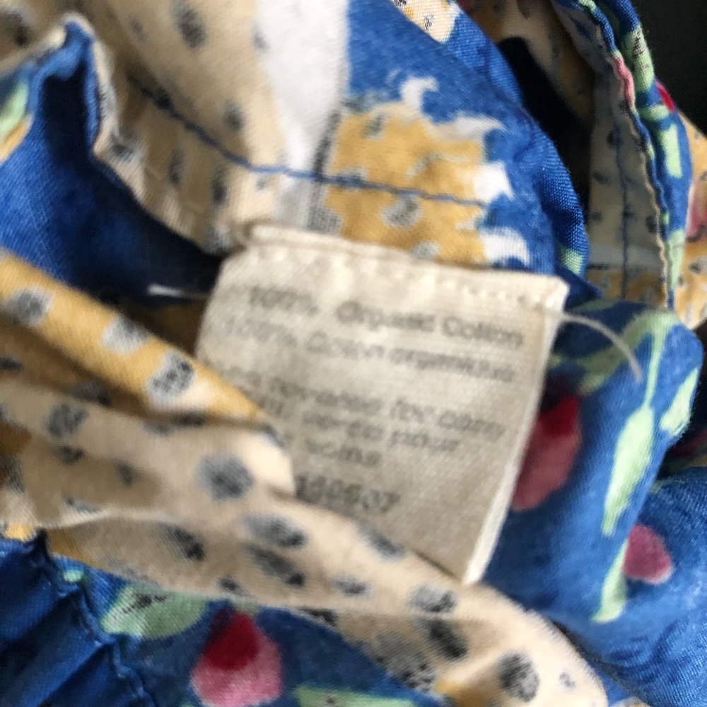 Printfresh Royal Blue Bagheera Leopard & Leaf Print Organic Cotton Pants - Picture 7 of 8